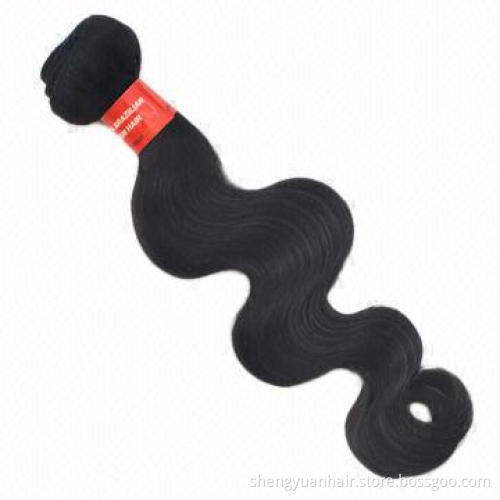 Hot Sale Body Hair Weave, Unprocessed Brazilian Virgin Hair Bundles, Superior Quality, 100g/Piece
